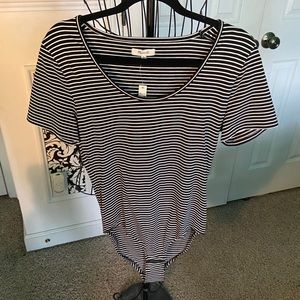 Madewell Stripped Bodysuit